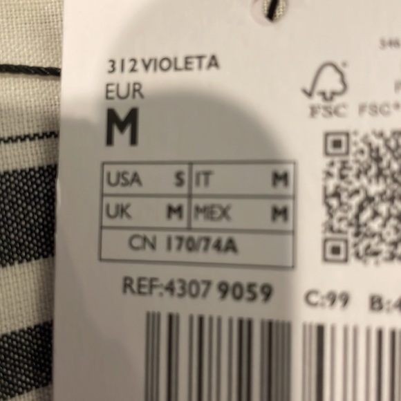 NWT VIOLETA BY MANGO WIDE LEG PANTS - Picture 4 of 4